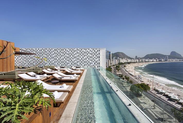 Hotel de luxo Emiliano Rio em Copacabana