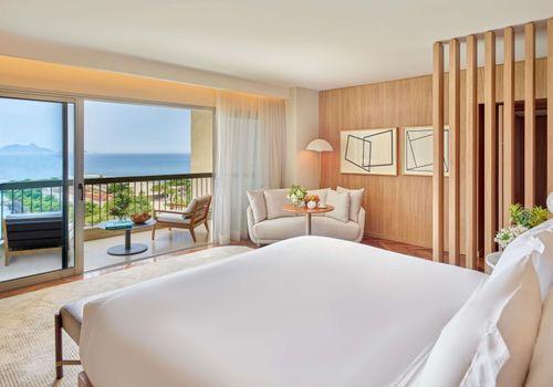 Quarto de luxo do Fairmont Rio