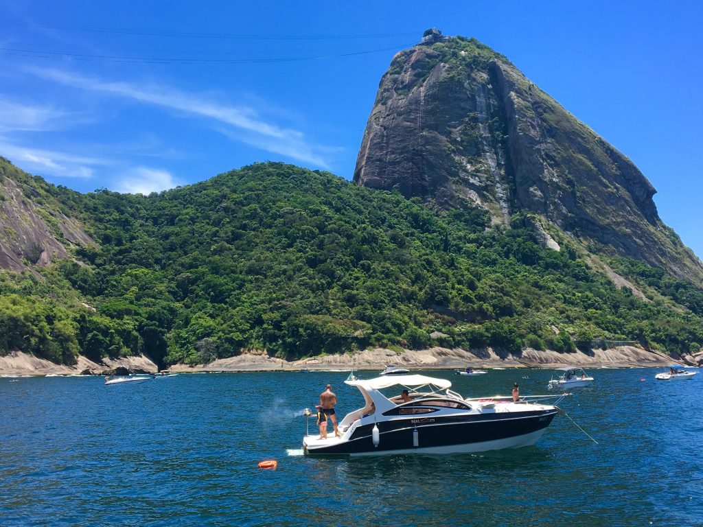 Experiência de barco privativo no Rio de Janeiro